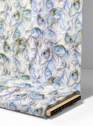 Feather nature style with blue,white colors - Image 4