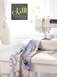 Feather nature style with blue,white colors - Image 7