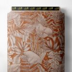 Leaf nature style with brown colors