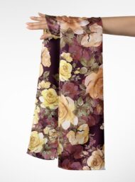 Rose flower style with yellow,green colors - Image 3