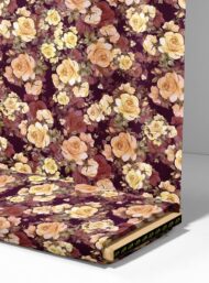 Rose flower style with yellow,green colors - Image 4