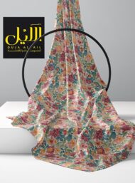 Petal flower style with pink,green colors - Image 2