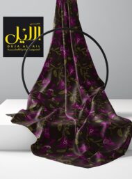 Leaf flower style with purple,green colors - Image 2