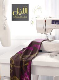 Leaf flower style with purple,green colors - Image 7