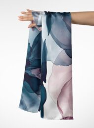 Petal flower style with blue,pink colors - Image 3