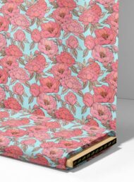 Bloom flower style with pink,green colors - Image 4