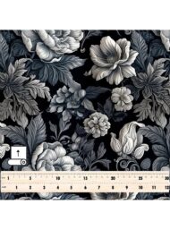 Petal flower style with black,grey colors - Image 5