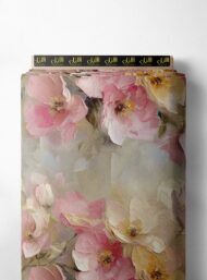 Petal flower style with pink,yellow colors