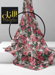 Petal flower style with pink,green colors - Image 2