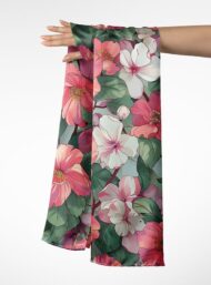 Petal flower style with pink,green colors - Image 3
