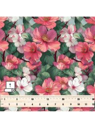 Petal flower style with pink,green colors - Image 5