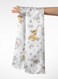 Elephant animal style with white,grey colors - Image 3