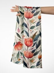 Petal flower style with pink,green colors - Image 3