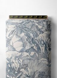 Petal flower style with grey, white colors