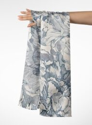 Petal flower style with grey, white colors - Image 3