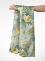 Bloom flower style with yellow,green colors - Image 3