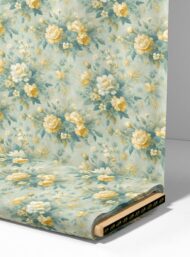 Bloom flower style with yellow,green colors - Image 4