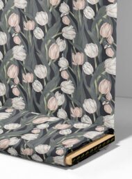 Tulip flower style with green,pink colors - Image 4