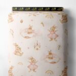 Rabbit animal style with pink,white colors