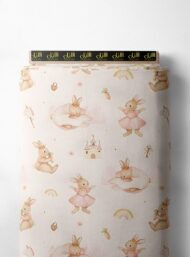 Rabbit animal style with pink,white colors