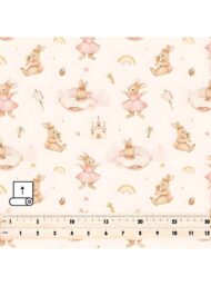 Rabbit animal style with pink,white colors - Image 5