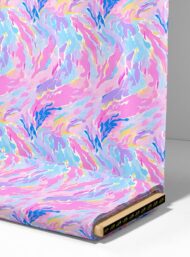 Wave abstract style with pink,blue colors - Image 4