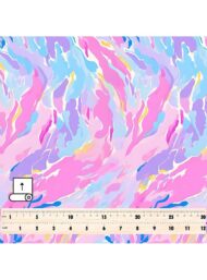 Wave abstract style with pink,blue colors - Image 5