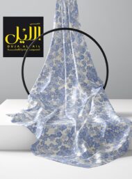 Bloom flower style with blue,white colors - Image 2