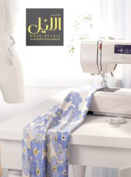 Bloom flower style with blue,white colors - Image 7