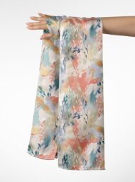 Leaf flower style with pink,green colors - Image 3