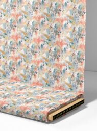 Leaf flower style with pink,green colors - Image 4