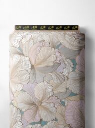 Petal flower style with pink,white colors