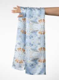 Bow flower style with blue,orange colors - Image 3