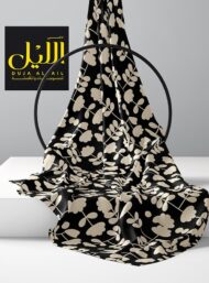 Petal flower style with black, white colors - Image 2