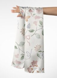 Butterfly flower style with pink,green colors - Image 3