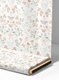 Butterfly flower style with pink,green colors - Image 4