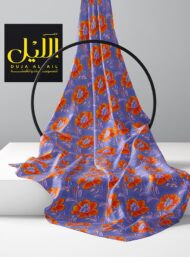 Petal flower style with orange,blue colors - Image 2
