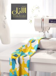 Bloom flower style with blue,yellow colors - Image 7