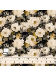 Bloom flower style with black,white colors - Image 5