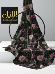 Petal flower style with green,pink colors - Image 2