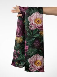 Petal flower style with green,pink colors - Image 3