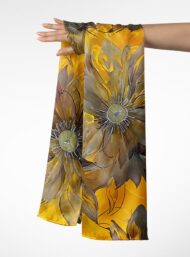 Petal flower style with yellow,brown colors - Image 3