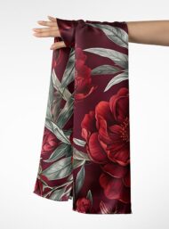 Bloom flower style with red,green colors - Image 3