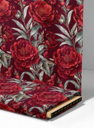 Bloom flower style with red,green colors - Image 4