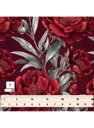 Bloom flower style with red,green colors - Image 5