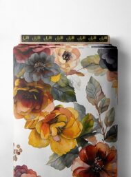 Petal flower style with red,yellow colors