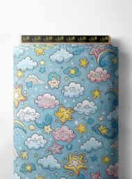 Star others style with blue,pink colors