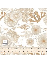 Coral ocean and sky style with brown colors - Image 5