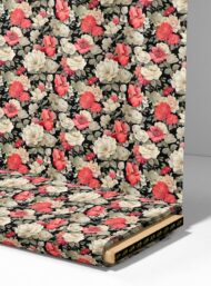 Bloom flower style with red,white colors - Image 4