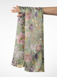 Bloom flower style with pink,green colors - Image 3